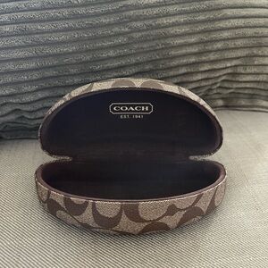 COACH hard eyeglass sunglasses case